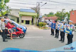 Satlantas Polresta Deli Serdang Gelar Sosialisasi Keselamatan Berlalu Lintas